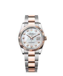 Rolex Datejust 36  36 mm  Oystersteel and Everose gold 126231-0022