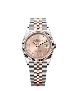 Rolex Datejust 36  36 mm  Oystersteel and Everose gold 126231-0027
