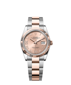 Rolex Datejust 36  36 mm  Oystersteel and Everose gold 126231-0028
