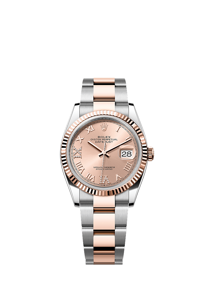 Rolex Datejust 36 36 mm Oystersteel and Everose gold 126231-0028