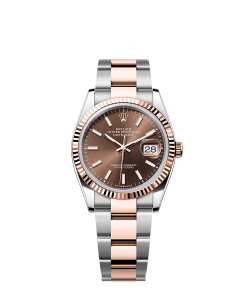 Rolex Datejust 36  36 mm  Oystersteel and Everose gold 126231-0044