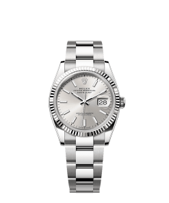 Rolex Datejust 36  36 mm  Oystersteel and white gold 126234-0014