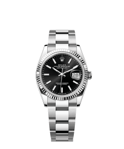 Rolex Datejust 36  36 mm  Oystersteel and white gold 126234-0016
