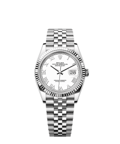 Rolex Datejust 36  36 mm  Oystersteel and white gold 126234-0025