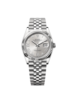 Rolex Datejust 36  36 mm  Oystersteel and white gold 126234-0029
