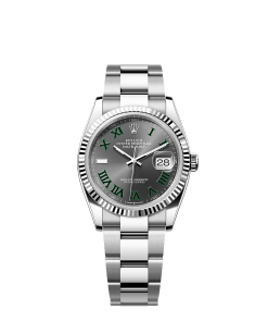 Rolex Datejust 36  36 mm  Oystersteel and white gold 126234-0046