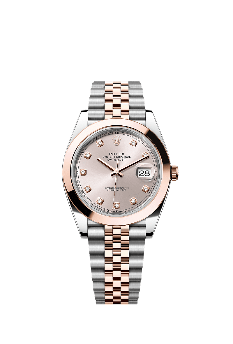 Rolex Datejust 41 41 mm Oystersteel and Everose gold 126301-0008