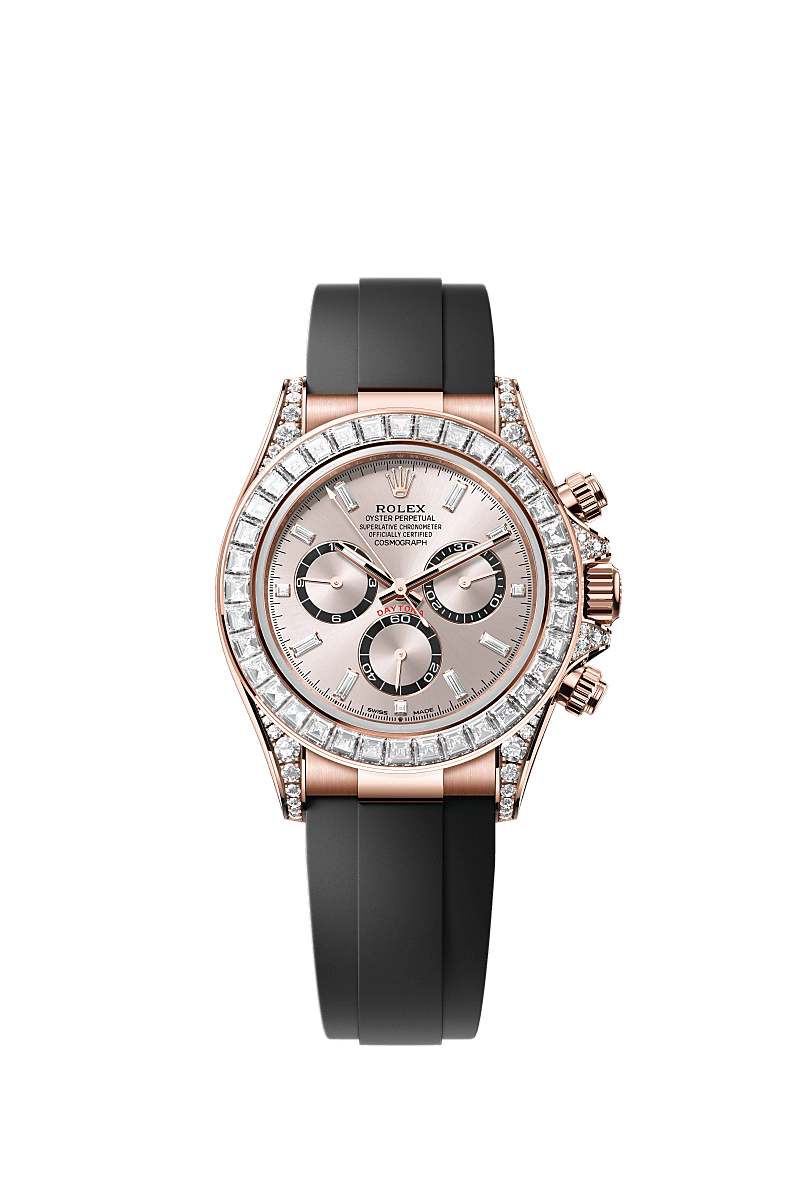 Rolex Cosmograph Daytona 40 mm Everose gold and diamonds 126535tbr-0002