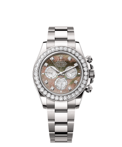 Rolex Cosmograph Daytona  40 mm  white gold and diamonds 126579rbr-0001