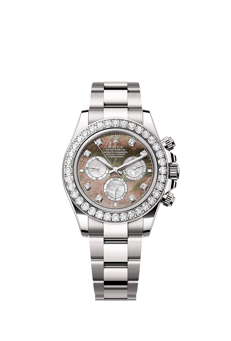 Rolex Cosmograph Daytona 40 mm white gold and diamonds 126579rbr-0001