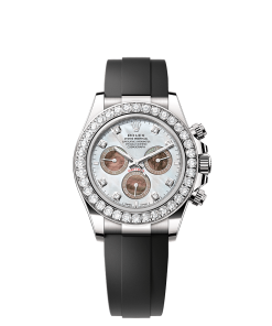 Rolex Cosmograph Daytona  40 mm  white gold and diamonds 126589rbr-0001