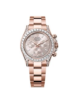 Rolex Cosmograph Daytona  40 mm  Everose gold and diamonds 126595tbr-0001