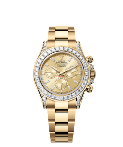 Rolex Cosmograph Daytona  40 mm  yellow gold and diamonds 126598tbr-0001