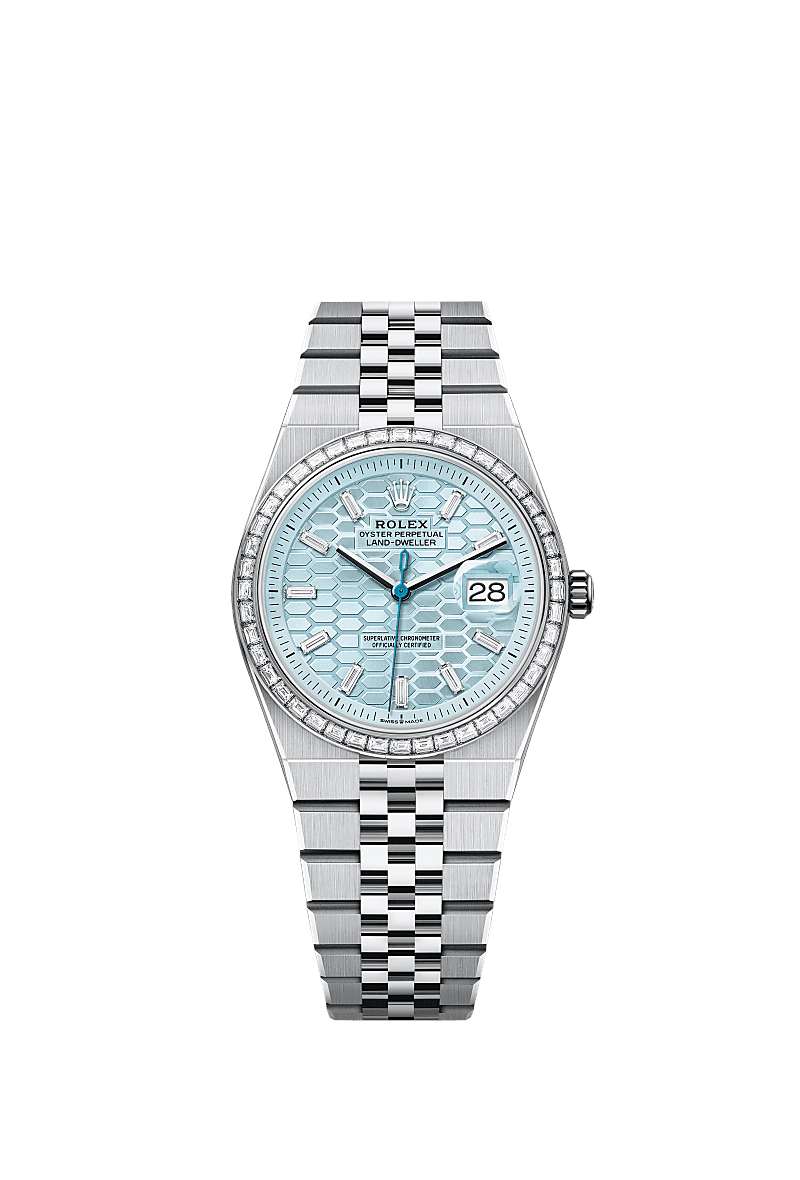 Rolex Land-Dweller 36 36 mm platinum and diamonds 127286tbr-0001