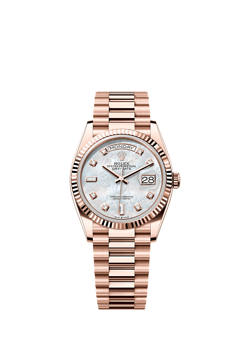 Rolex Day-Date 36 36 mm Everose gold 128235-0029