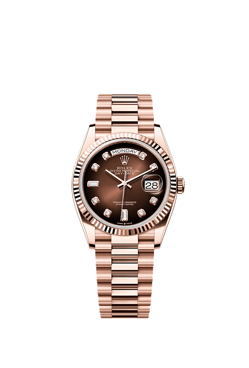 Rolex Day-Date 36 36 mm Everose gold 128235-0037