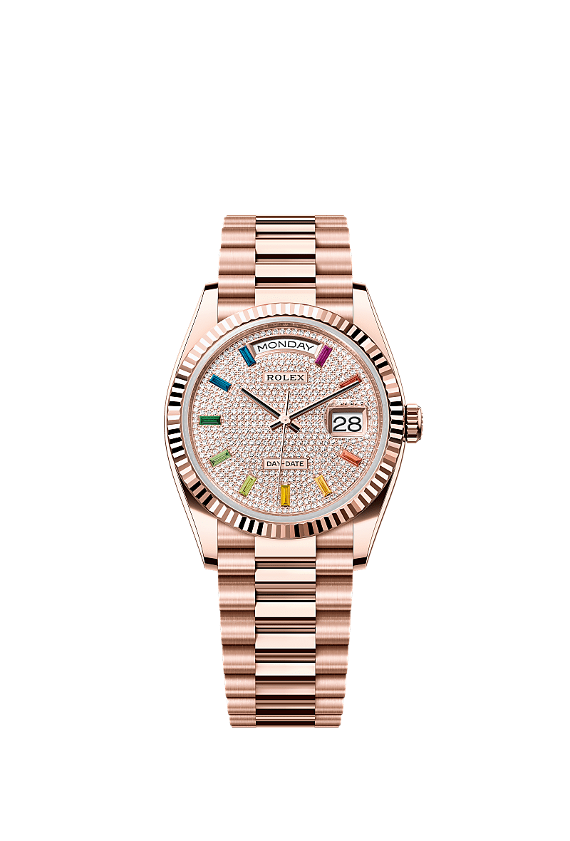 Rolex Day-Date 36 36 mm Everose gold 128235-0039