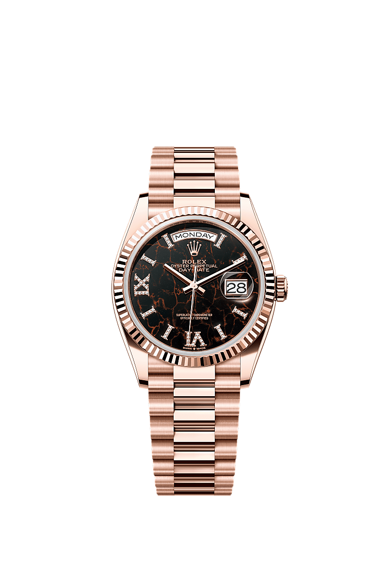 Rolex Day-Date 36 36 mm Everose gold 128235-0041