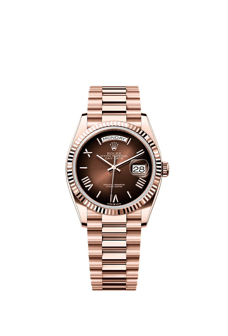 Rolex Day-Date 36 36 mm Everose gold 128235-0075