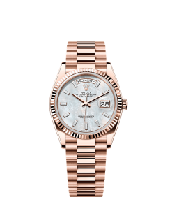 Rolex Day-Date 36  36 mm  Everose gold 128235-0078