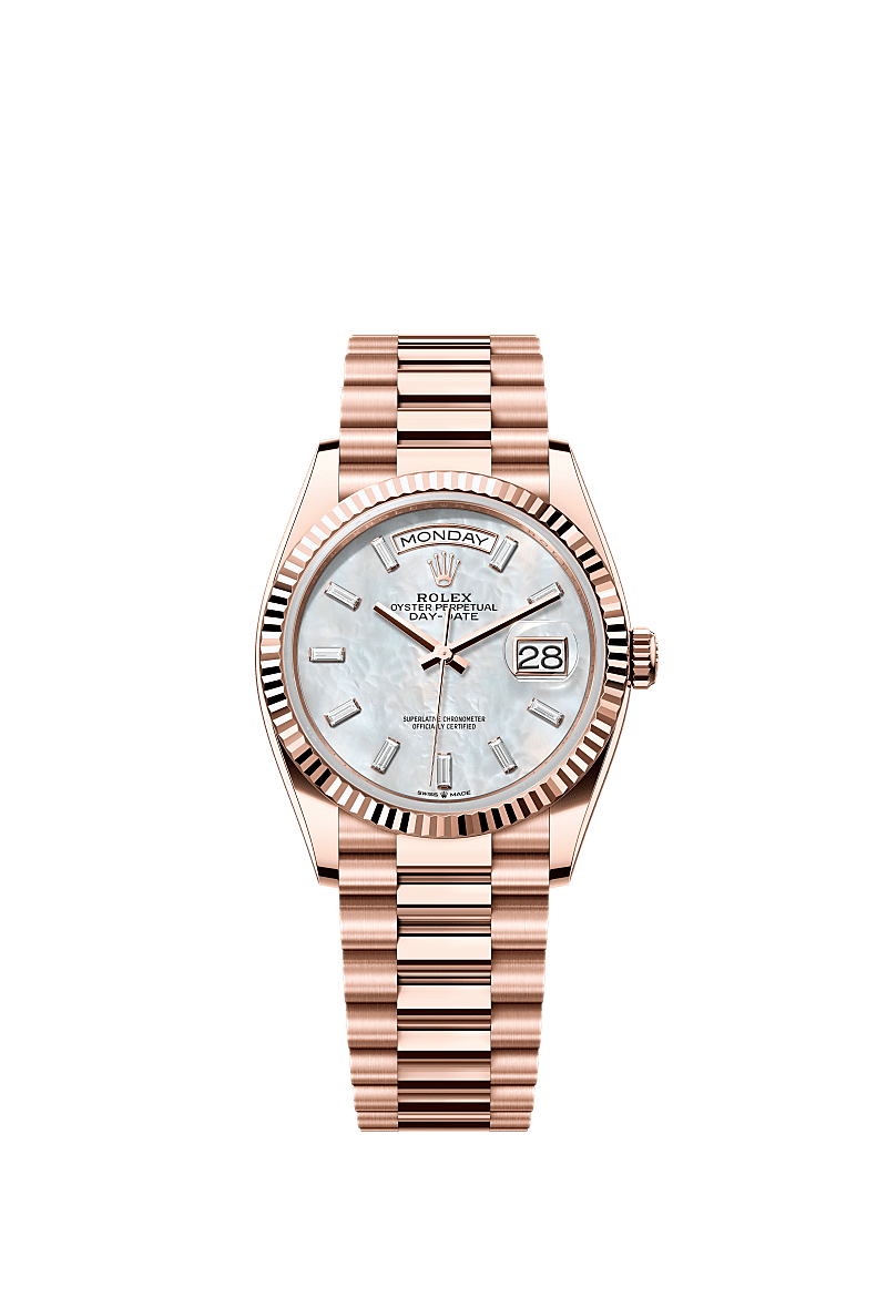 Rolex Day-Date 36 36 mm Everose gold 128235-0078