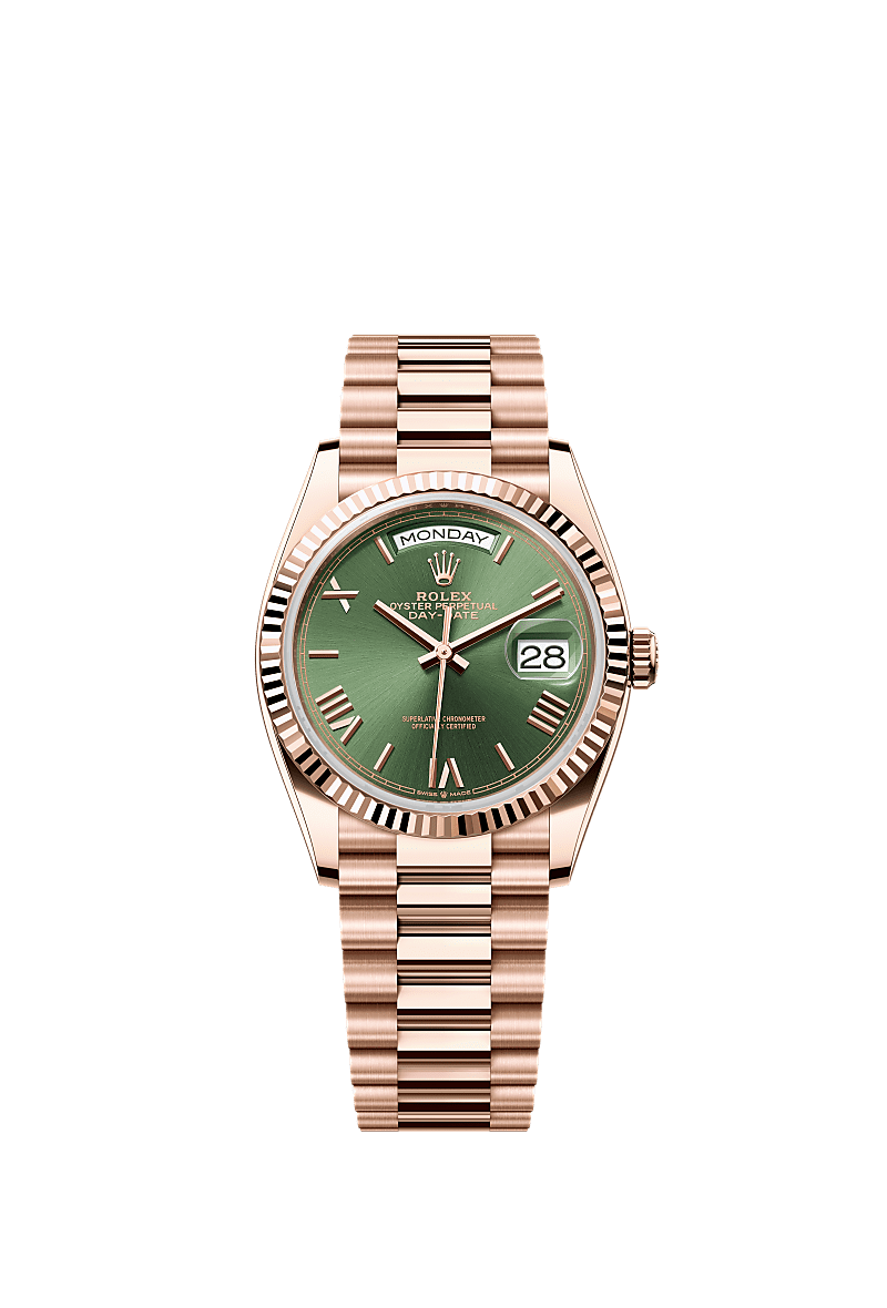 Rolex Day-Date 36 36 mm Everose gold 128235-0089