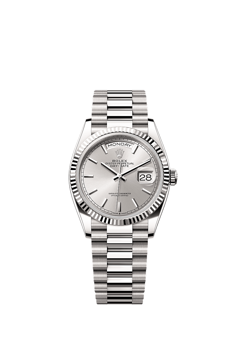 Rolex Day-Date 36 36 mm white gold 128239-0005