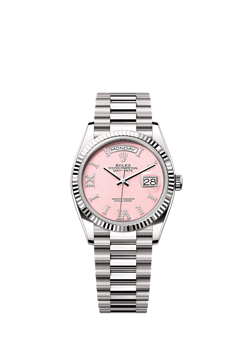 Rolex Day-Date 36 36 mm white gold 128239-0021