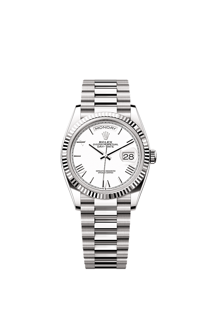 Rolex Day-Date 36 36 mm white gold 128239-0059