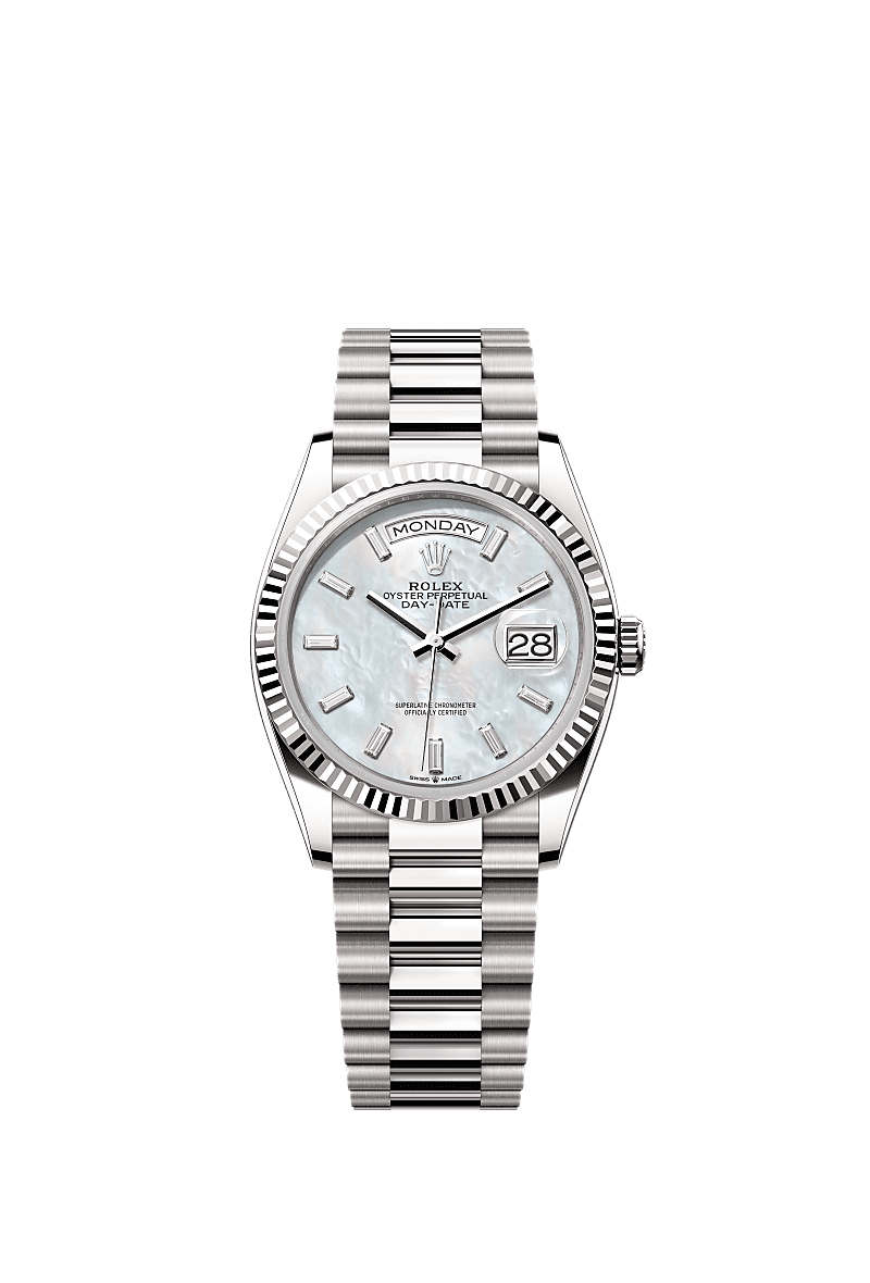 Rolex Day-Date 36 36 mm white gold 128239-0065