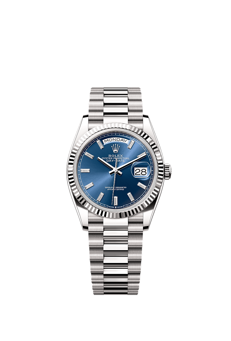 Rolex Day-Date 36 36 mm white gold 128239-0069