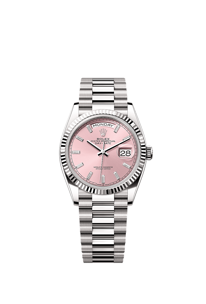 Rolex Day-Date 36 36 mm white gold 128239-0071