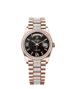 Rolex Day-Date 36  36 mm  Everose gold and diamonds 128345rbr-0045