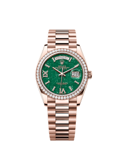 Rolex Day-Date 36  36 mm  Everose gold and diamonds 128345rbr-0068