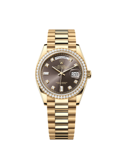 Rolex Day-Date 36  36 mm  yellow gold and diamonds 128348rbr-0005