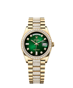 Rolex Day-Date 36  36 mm  yellow gold and diamonds 128348rbr-0036