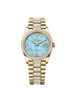 Rolex Day-Date 36  36 mm  yellow gold and diamonds 128348rbr-0038