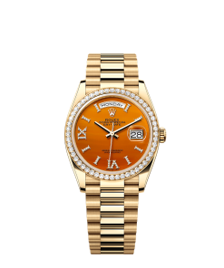 Rolex Day-Date 36  36 mm  yellow gold and diamonds 128348rbr-0049