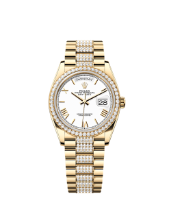 Rolex Day-Date 36  36 mm  yellow gold and diamonds 128348rbr-0065