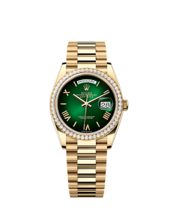 Rolex Day-Date 36  36 mm  yellow gold and diamonds 128348rbr-0068