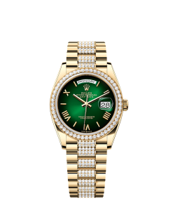 Rolex Day-Date 36  36 mm  yellow gold and diamonds 128348rbr-0069