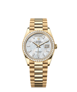 Rolex Day-Date 36  36 mm  yellow gold and diamonds 128348rbr-0070