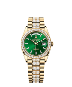 Rolex Day-Date 36  36 mm  yellow gold and diamonds 128348rbr-0079