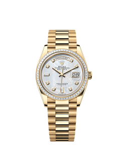 Rolex Day-Date 36  36 mm  yellow gold and diamonds 128398tbr-0004