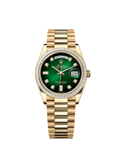 Rolex Day-Date 36  36 mm  yellow gold and diamonds 128398tbr-0008