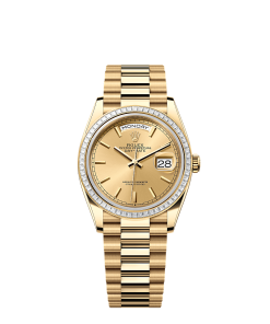 Rolex Day-Date 36  36 mm  yellow gold and diamonds 128398tbr-0010