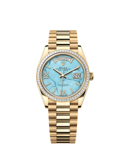 Rolex Day-Date 36  36 mm  yellow gold and diamonds 128398tbr-0014