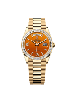 Rolex Day-Date 36  36 mm  yellow gold and diamonds 128398tbr-0018