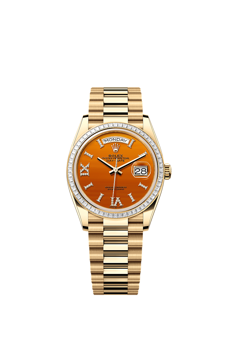 Rolex Day-Date 36 36 mm yellow gold and diamonds 128398tbr-0018