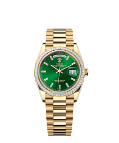 Rolex Day-Date 36  36 mm  yellow gold and diamonds 128398tbr-0035
